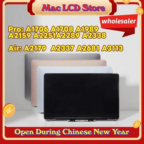 New Macbook LCD Display Retina A2337 A2338 A1932 A2179 A1706 A1708 A1989 A2159 A2251 A2289 A2681 A3113 LCD Display Component