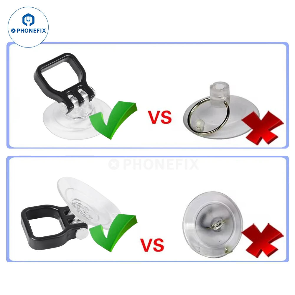 JAKEMAY 3 in 1 Strong Suction Cup Pry Open Sucker Mobile Phone LCD Glass Screen Disassemble Free Heating Hand Tool