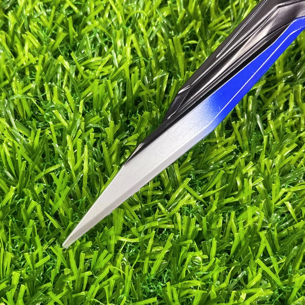 6.3 بوصة 2 قطعة Valorant كاتانا الصلب النينجا شفرة السكين أنيمي تأثيري الدعامة السيف المعادن الحجم الحقيقي اليابانية كاتانا الساموراي صابر لعبة #6