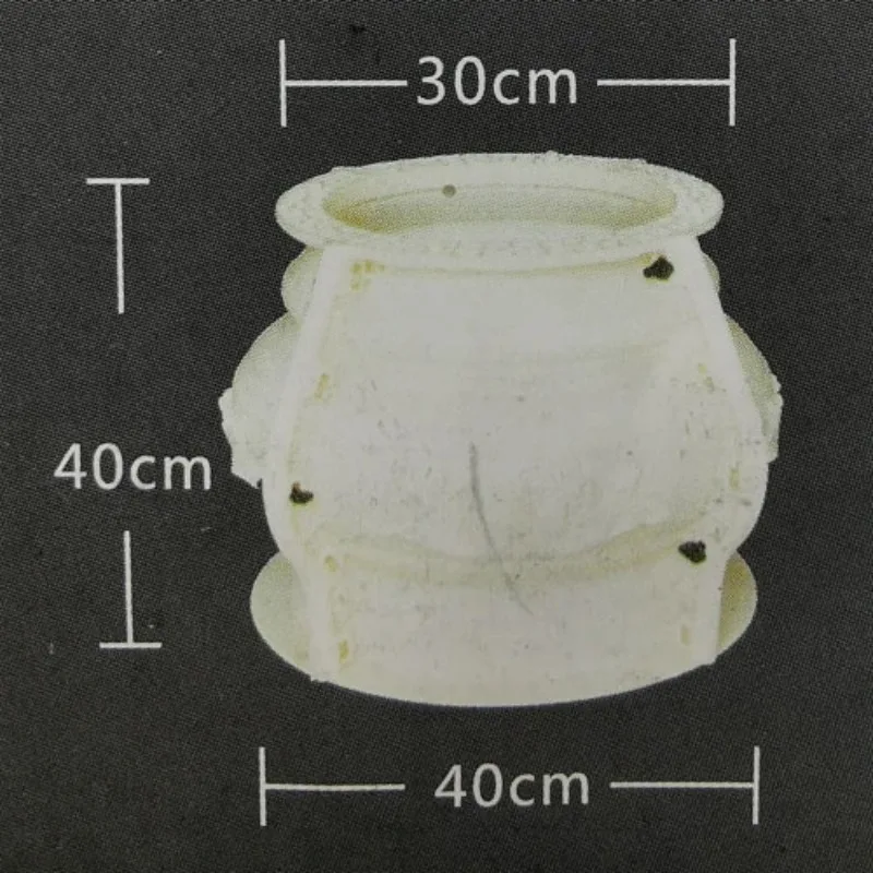 European new plastic steel mold villa with flower stigma smooth surface stigma foot cast cement