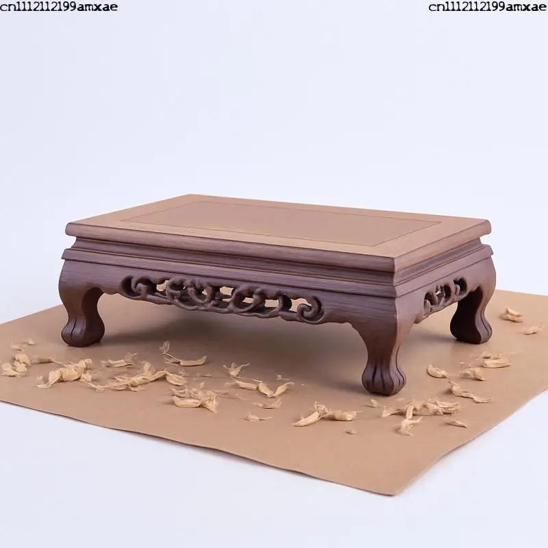 Wooden Garden Balcony Planters Holder Coffee Tea Sets Pedestal Plant Bonsai Decor Shelf Gardening Pot Tray Flower Pot Stand