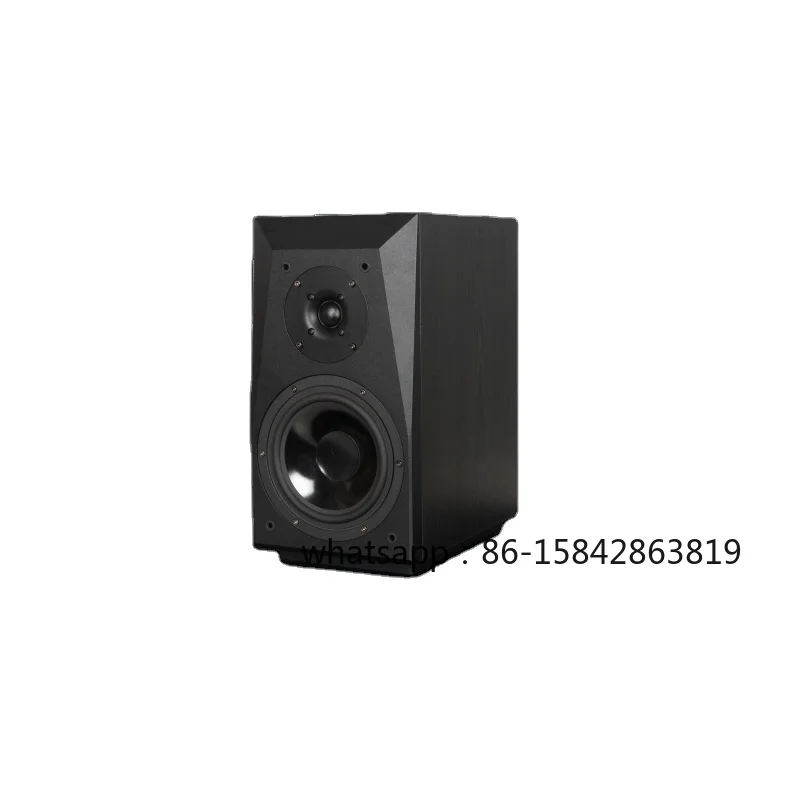 OEM/ODM Walnut Two-Way Bookshelf Speaker Classic Clear Neutral Sound Wooden Wood Speakers