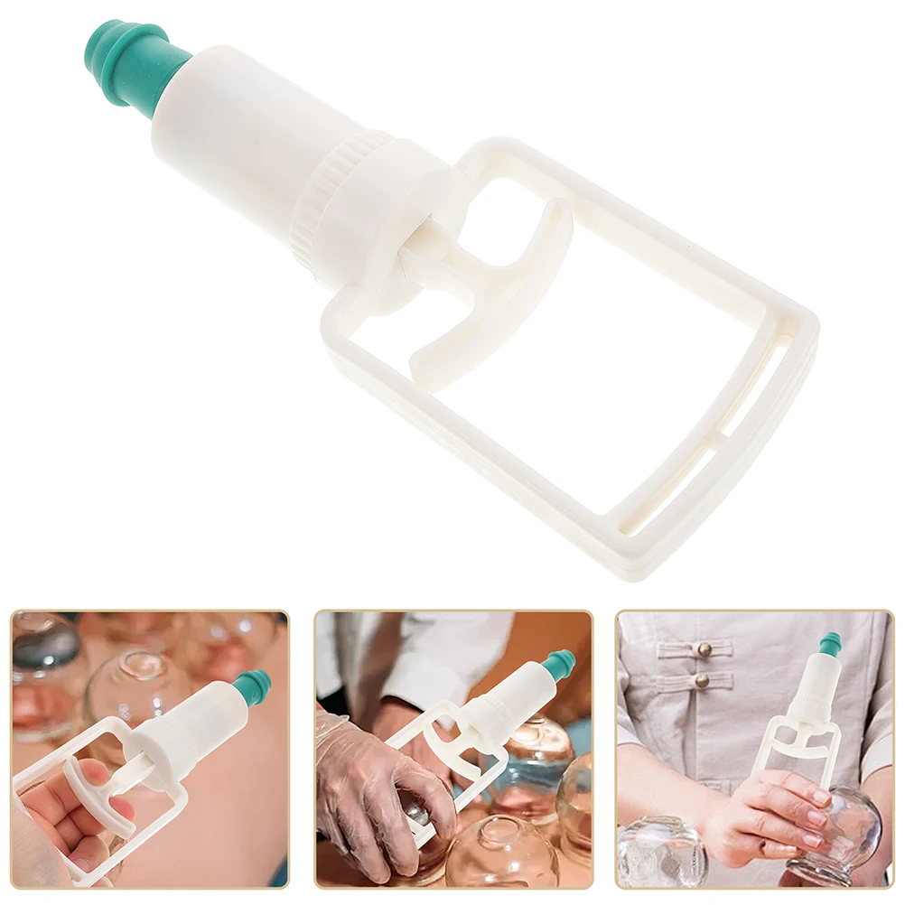 

2pcs Vacuum Cupping Device H Held Pump Pressure Suction Body Accessories Acupressure Therapy Tool Durable Material Easy