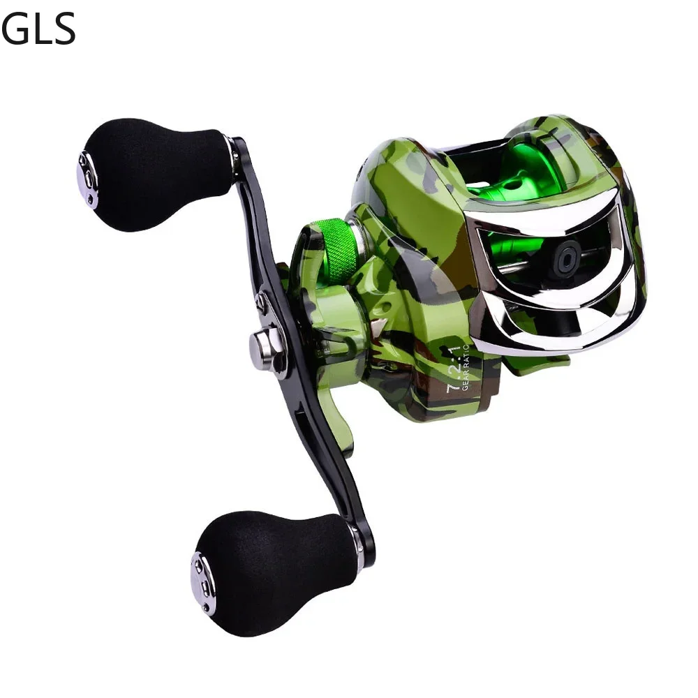 

2024 New Gear Ratio 7.2:1 Fishing Wheel Metal Spool Comfortable Grip Max Drag 10kg Baitcasting Fishing Reel baitcasting reel