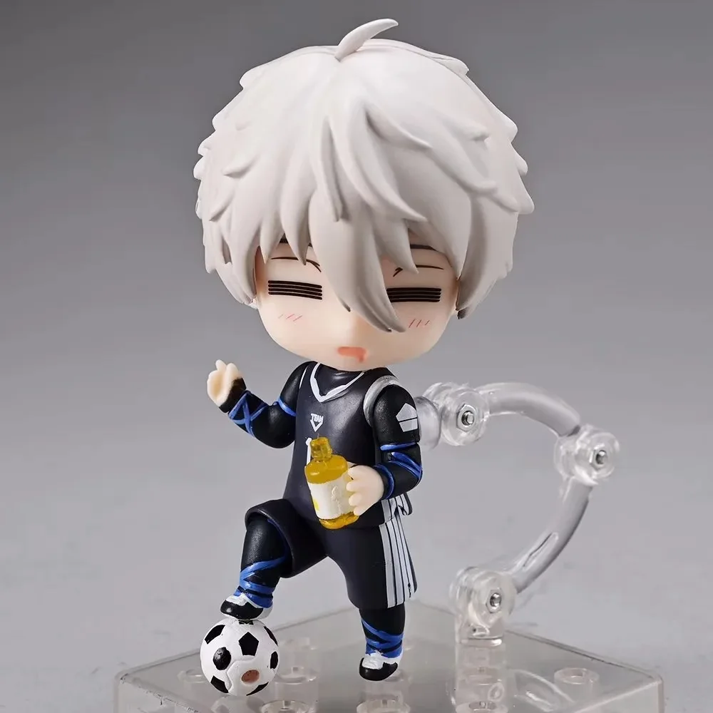 Anime Sports Football Game Character Statue 1 Q-version with Intense Movement Interchangeable Hands And Face Figurine