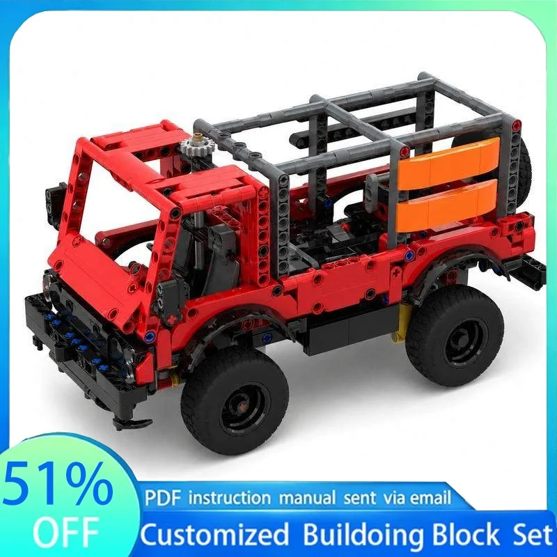 760 Parts Off Road Utility Truck MOC Model Building Blocks Creative Vehicle DIY Assembly Toy Education Collection Display Gifts