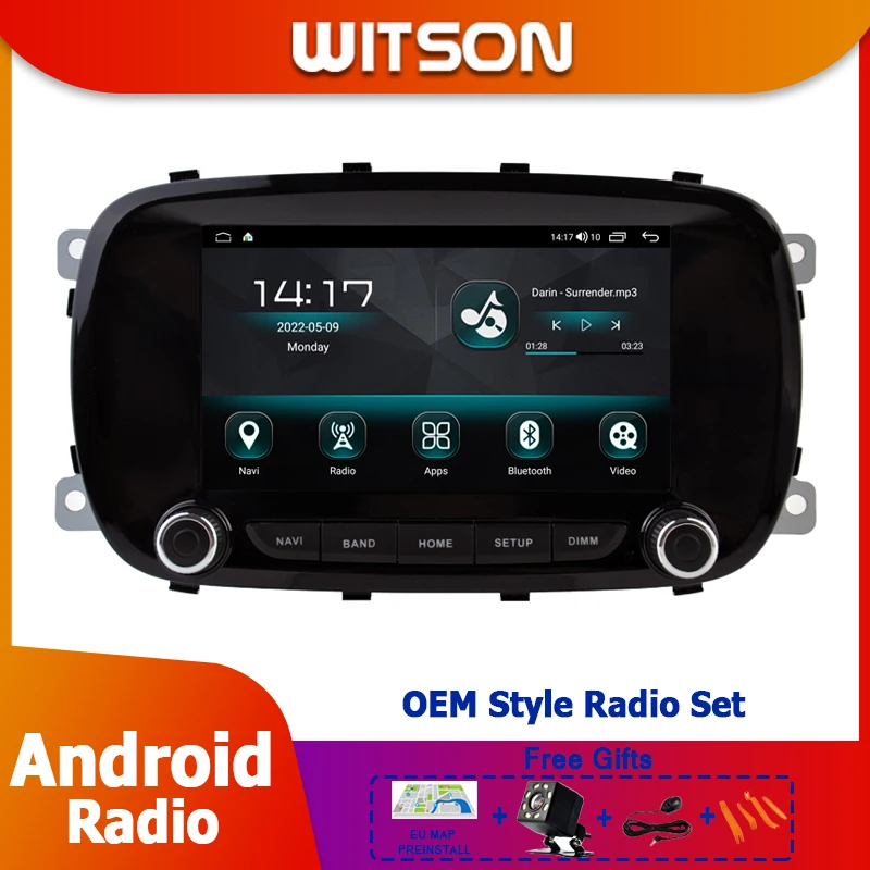 

7" Android Radio Car Stereo GPS For Fiat 500X 2014 - 2020 Car Multimedia Stereo GPS CarPlay Player