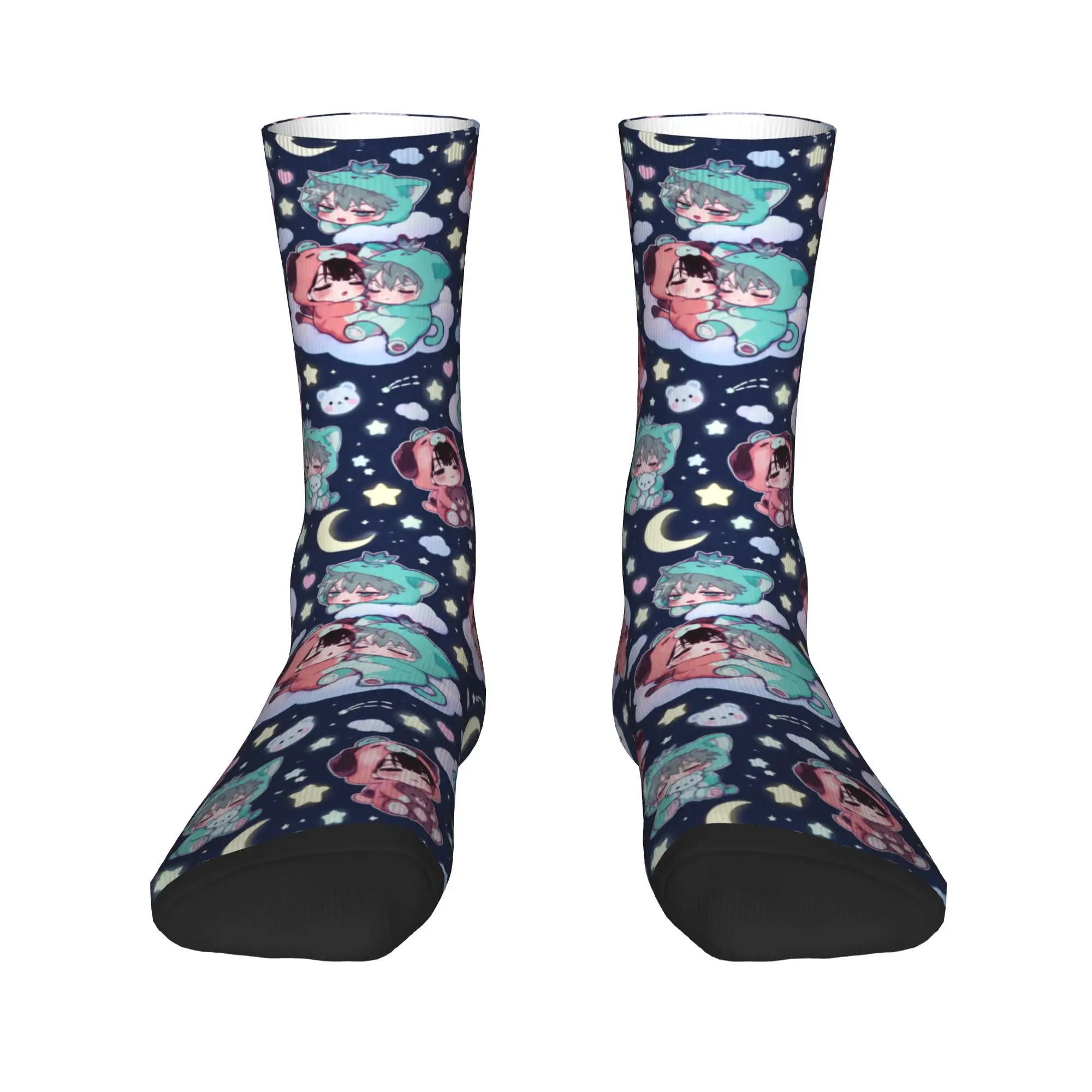 Alien Stage Chibi Stockings  Graphic Kawaii Socks Winter Anti Slip Socks Couple Running High Quality Socks