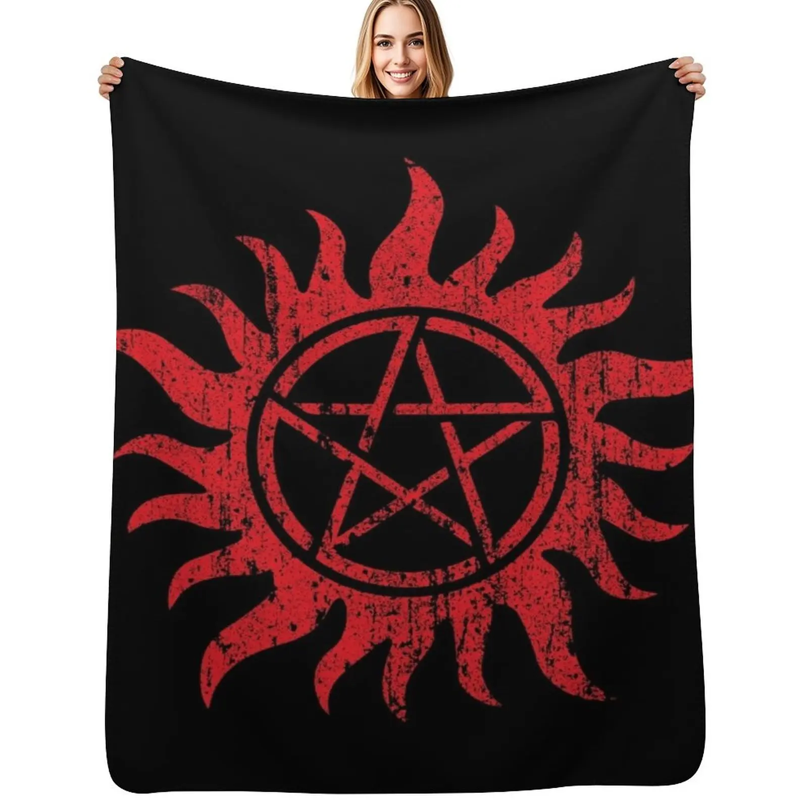 Winchester Symbol Throw Blanket Decorative Beds Comforter Thin Blankets For Baby Decorative Sofa Luxury St Blankets