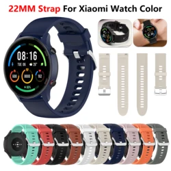 Cinturino per cinturino in Silicone da 22mm per Xiaomi Mi Watch Color braccialetto di ricambio sportivo per Mi Watch S1/S1 Pro /S1 Ative/S2 correa