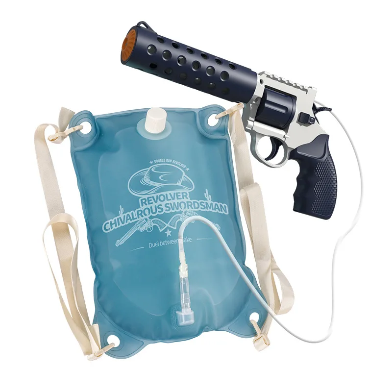 Novo verão ao ar livre jogo revólver mochila pistola de água saco waters luta brinquedos praia jogo de tiro brinquedos das crianças diversão