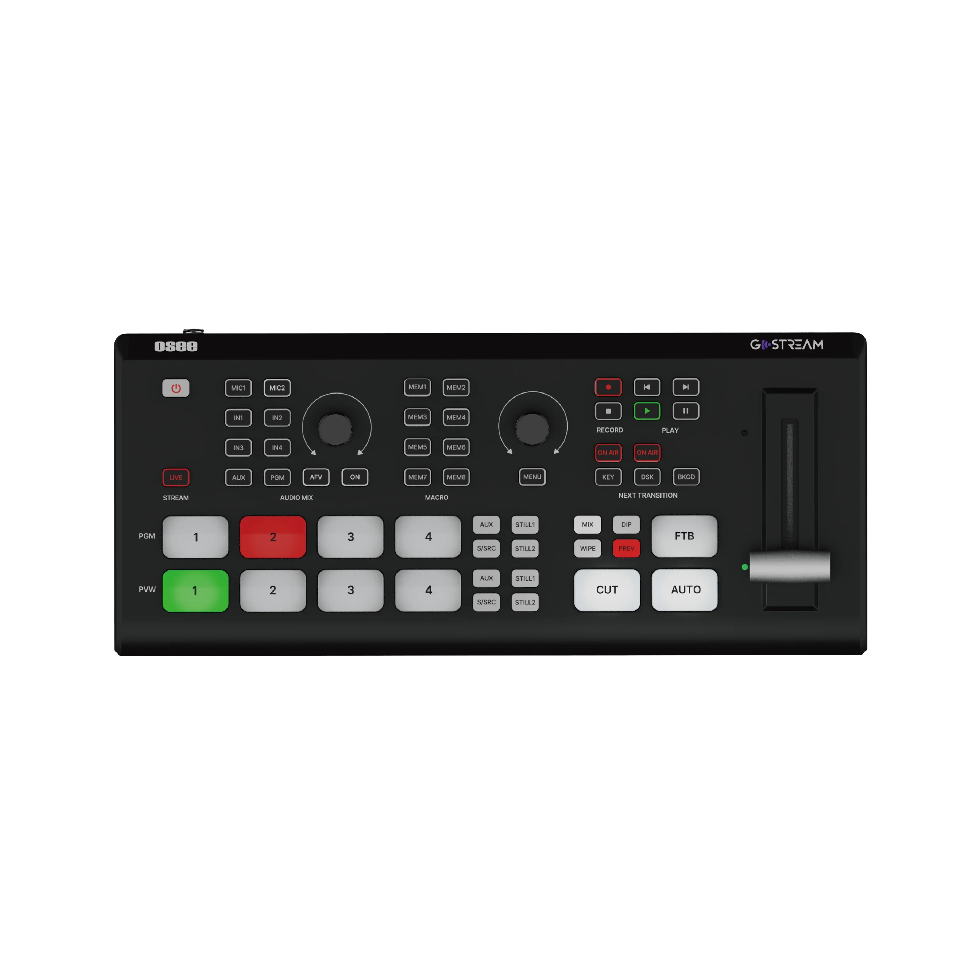 2025 GoStream Deck HDMI USB2.0 Video Mixer Switcher Capture Card Box With NDI Updatable Video Switcher Mixer for Live Streaming