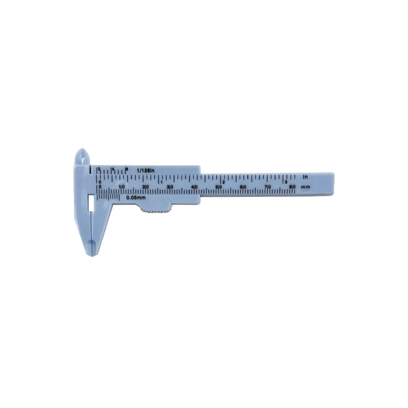 0–150/0–80 mm Kunststoff-Messschieber, Mini-Doppelskala, Lineale, Messlineal, Innentiefe, Durchmesser – Detail 12