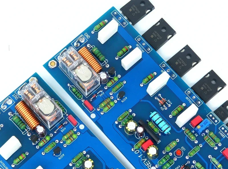HiFi Fever 350 Вт + 350 Вт 2,0-канальный стерео золотой голос E660 IRF9240 IRF240 FET полевой эффект лампы класса AB плата аудиоусилителя