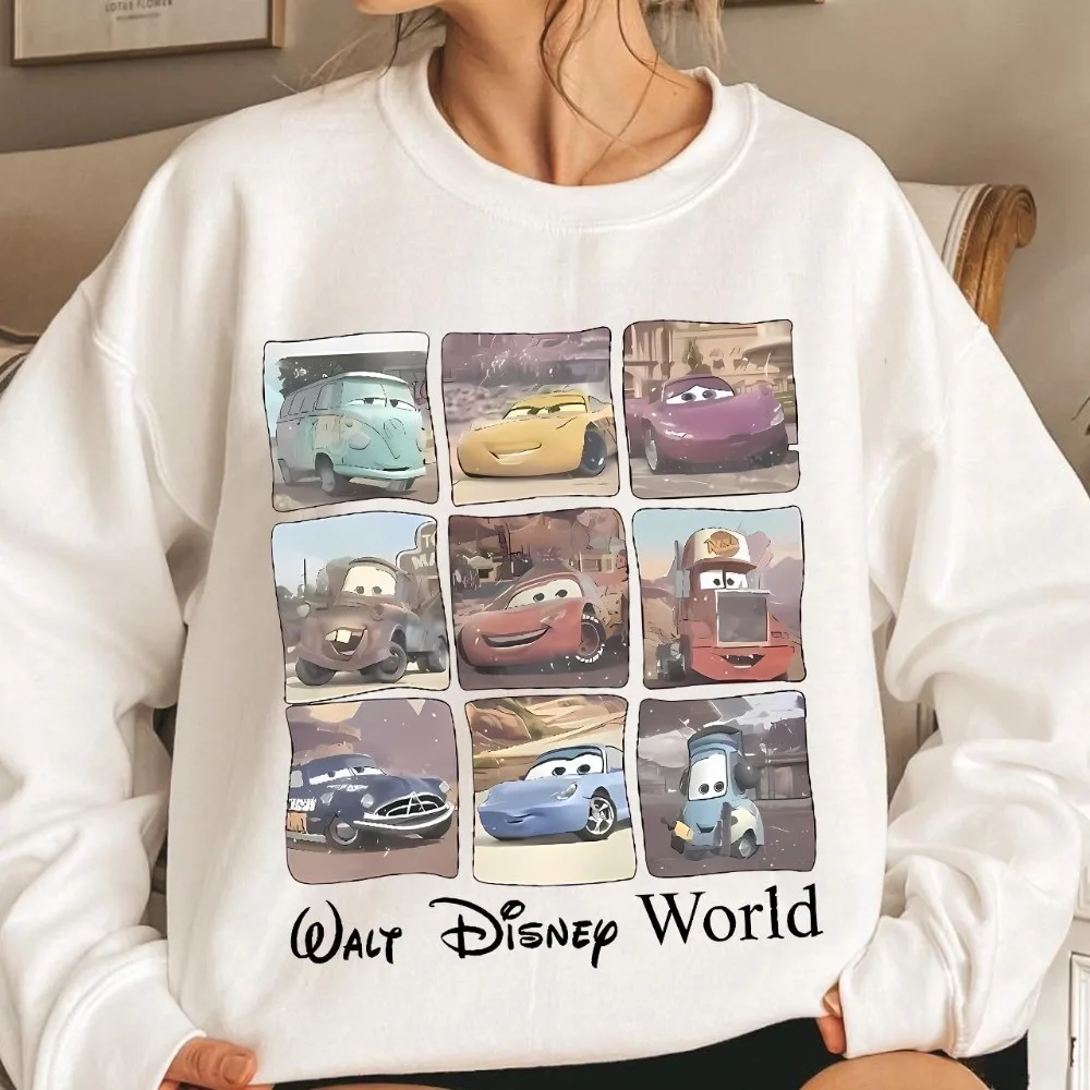 ウォルトマウスキングダムカーズスウェットシャツディズニートップユニセックス秋/冬クルーネックスウェットシャツゴシック冬服女性服