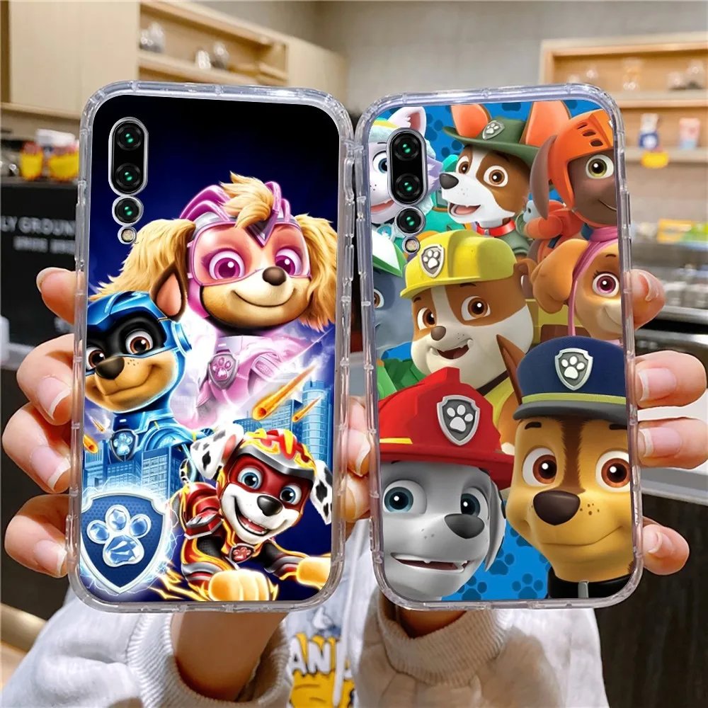 

Paws P-Patrols Phone Case For Xiaomi 11 Redmi Note 11 5G 8T 9A 9 10T Note8Pro Note9 12SUltra Transparent Case