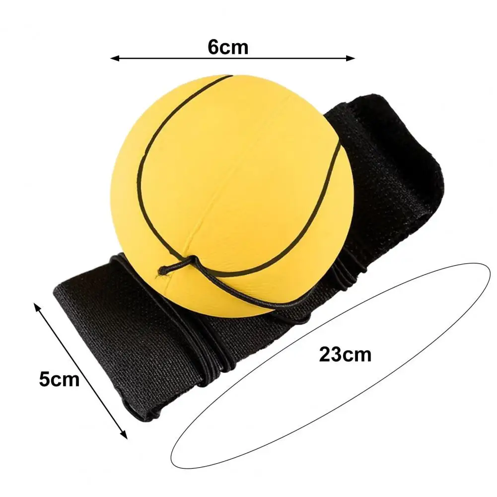 Wrist Return Ball Elasticity Rubber Ball For Wrist Exercise Hand Strengthening Outdoor Indoor Bouncy Ball Wristband Kids Toys