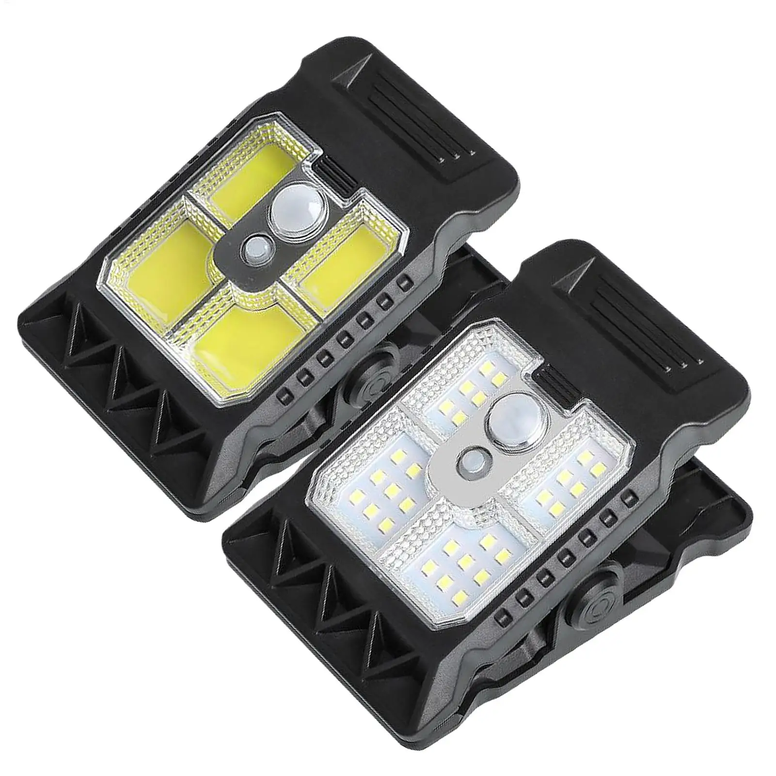 مشبك مستشعر الحركة على الأضواء الشمسية، مشبك أضواء الطاقة الشمسية على إضاءة مقاومة للماء، مصباح LED محمول لبوابة السياج، حديقة المرآب، التخييم #1