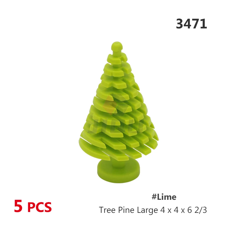 Stadt Pflanze Baum Zubehör Bausteine Dschungel Garten Teile Stamm Blatt Kiefer Zypresse Palm MOC Ziegel Spielzeug 6148 2435 3471 3778