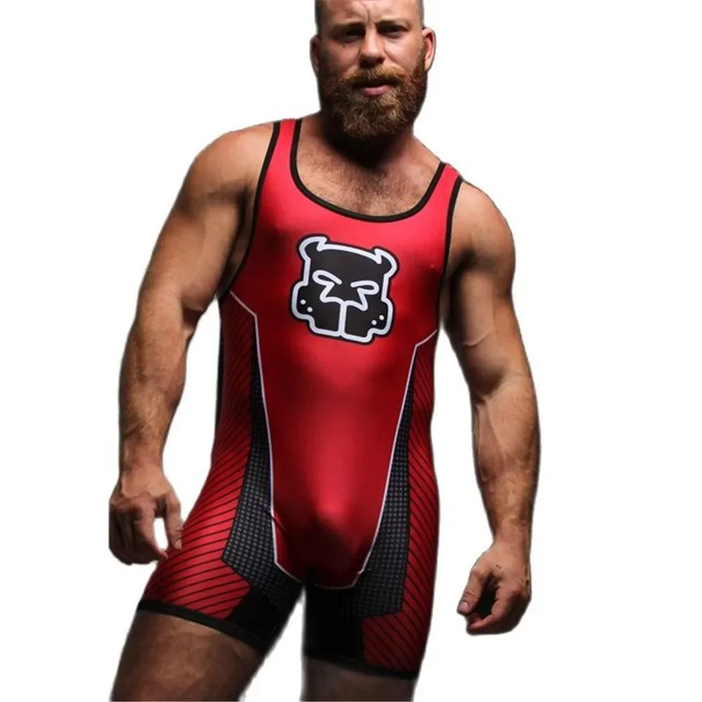 

Hot Sale Mens Wrestling Singlets Poshmark One-piece Powerlifting Sleeveless Gym Sport Fitness Clothing Boxing Tight Singlet Suit