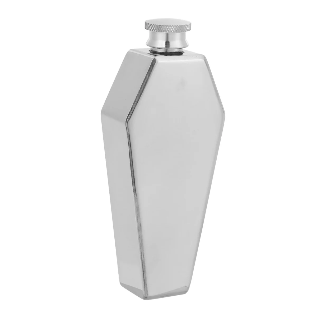 HHTL 8X Mini Hip Flask 100ML Personalized Coffin Shape Stainless Steel Portable Flagon Travel Wine Pot