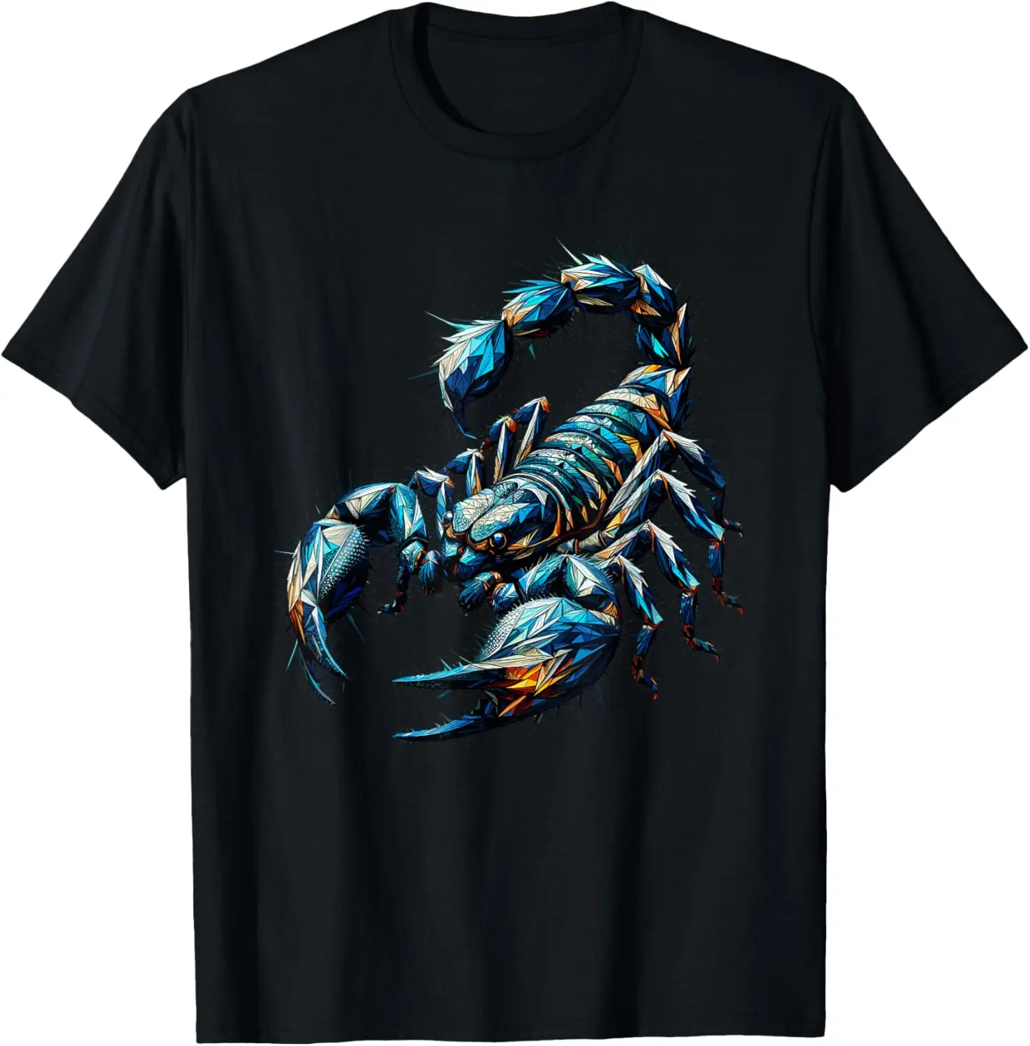 Polygon Art Scorpion Scorpions T-Shirt