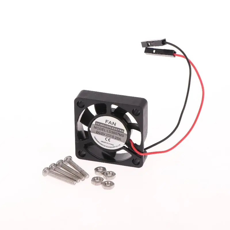 New 4Pcs 3007 Fan 30x30x7mm Cooler Fan Brushless Cooling Fan 30MM 1.18in 3.3V 5V DC Quiet Fan For Motor