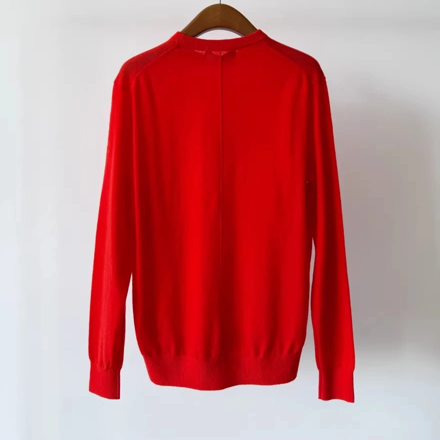 Imported Thin Wool Crew Neck Sweater Women Pullovers