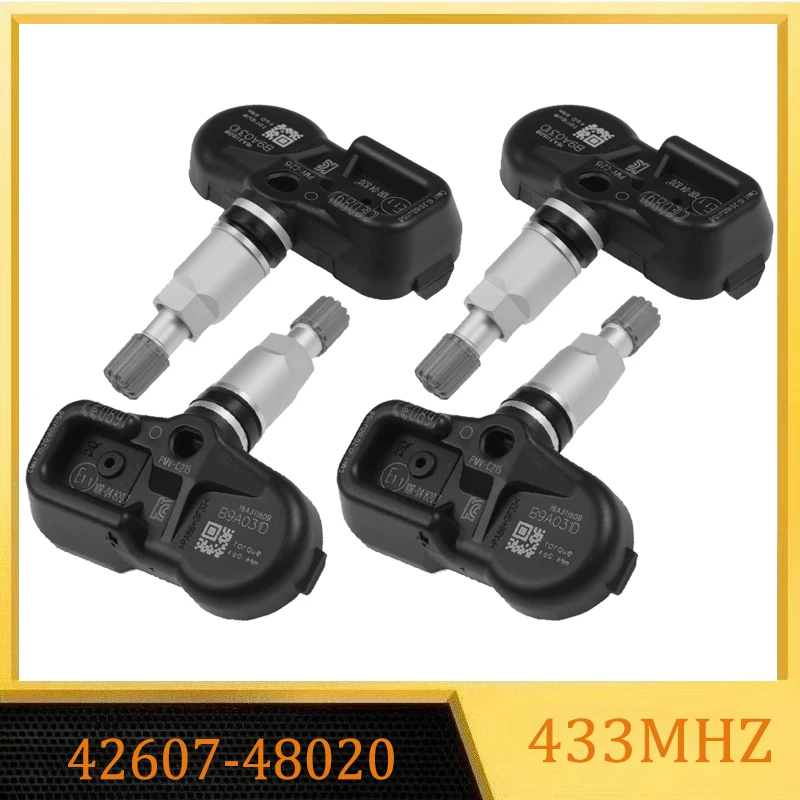 

42607-48020 New Tire Pressure Sensor 4260748020 PMV-C215 433MHZ for 2018-2024 Lexus ES GX LC LM LS LX RX UX Series 433MHZ TPMS