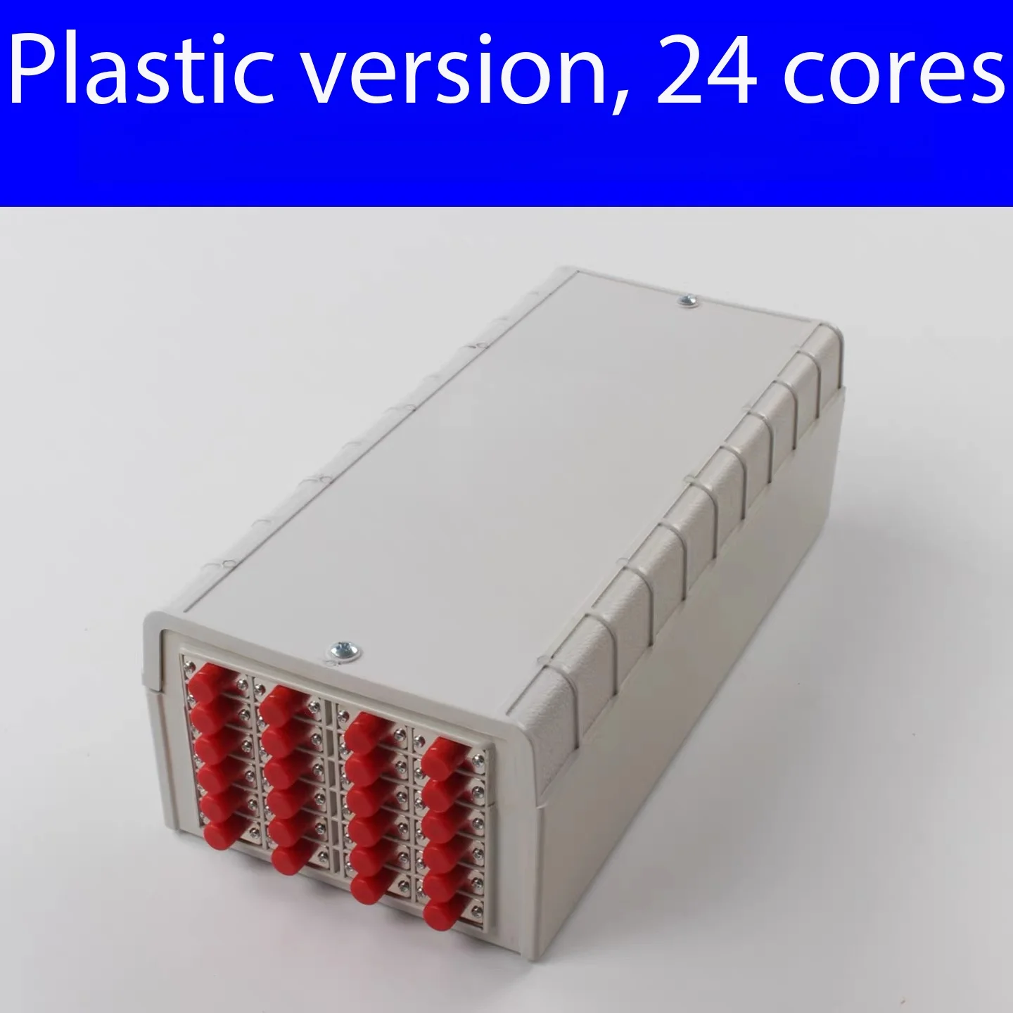 光ファイバーボックス-fc-upc-ケーブルターミナルボックス-24-コア完全装備-abs-プラスチック-fc-apc-24-ポート-ピグテールボックス