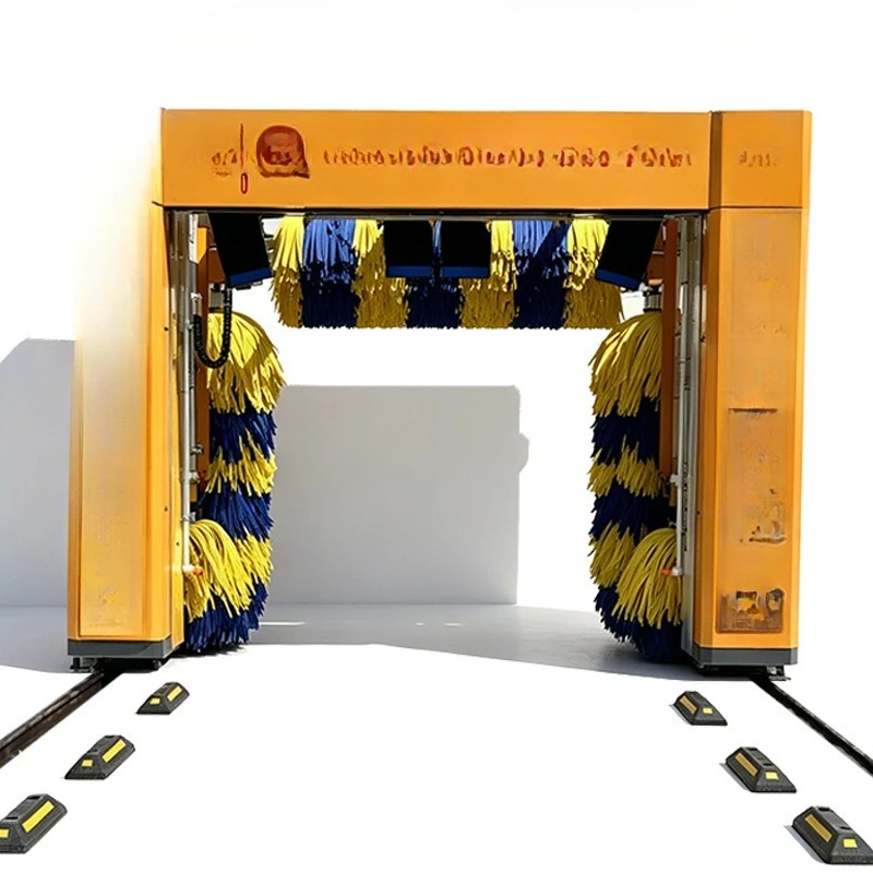 Special gantry reciprocating car washing machine for gas station Commercial roller brush car washing machine Intelligent dragon