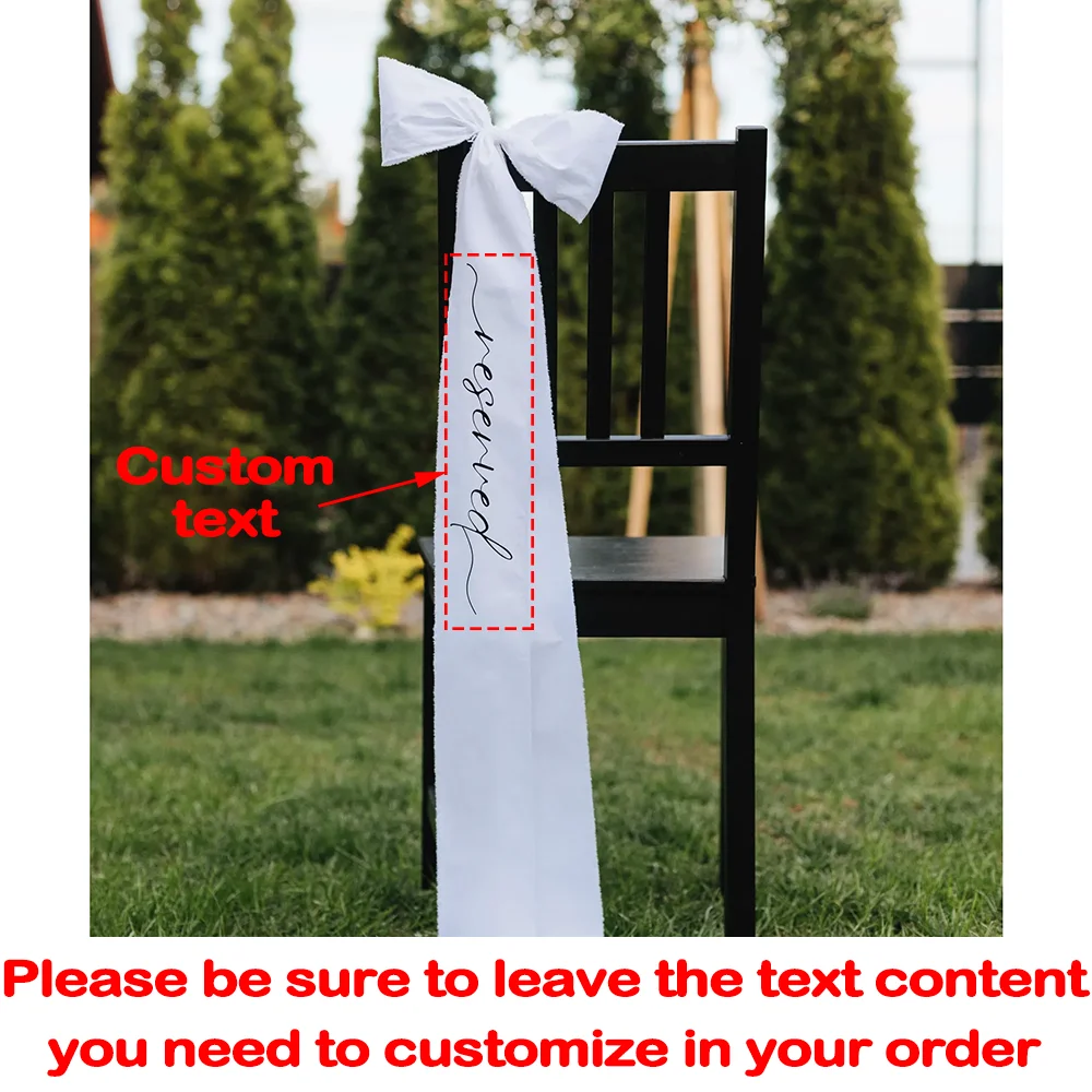 شخصية 1 قطعة كرسي الزفاف الجلوس الشريط حفلة خطوبة زينة الزفاف يوم مقعد تسميات مع أشرطة دش الزفاف