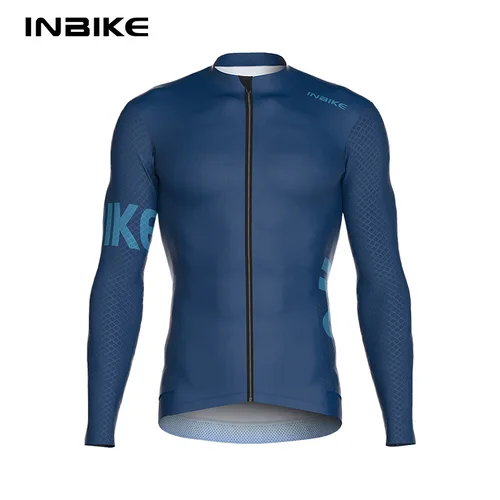 INBIKE-Camiseta de ciclismo de manga larga para hombre, camisetas para ciclismo de montaña, Top para montar en bicicleta de carretera, primavera y otoño