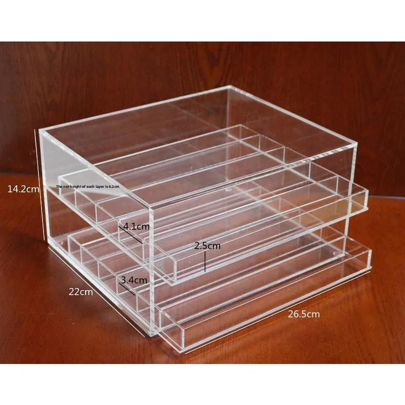 

Acrylic eyeshadow storage box, desktop drawer rack