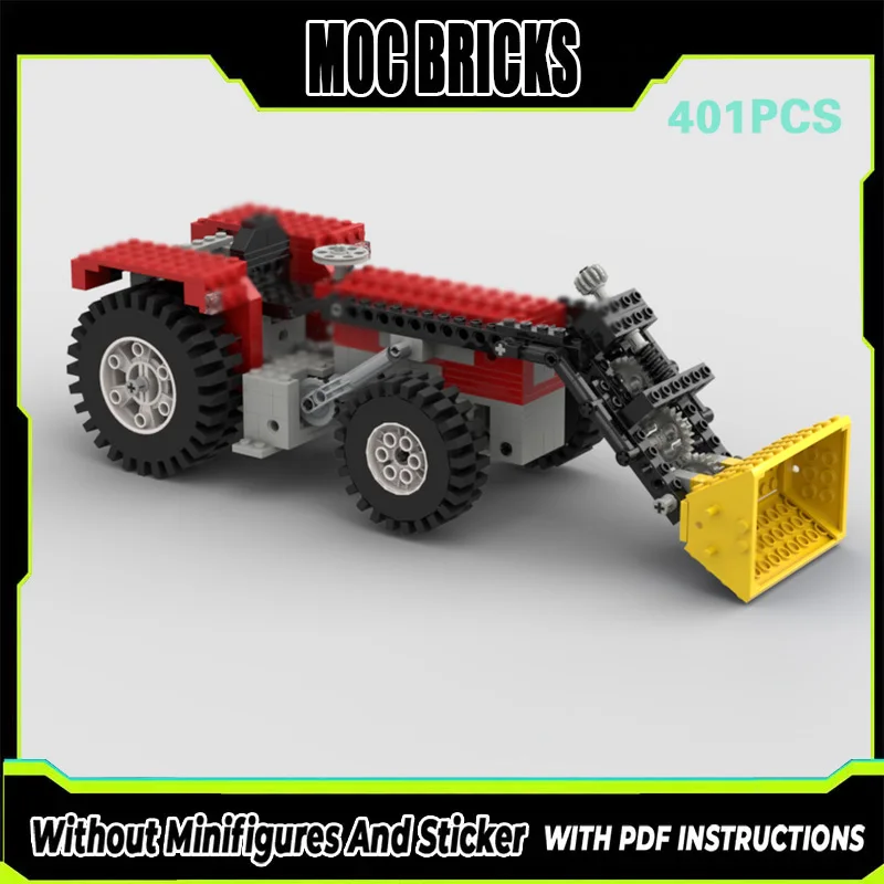 

Конструктор MOC: Городской Автомобиль, Компактный Трактор с Фронтальным Погрузчиком, Модульная Технология, Подарки, Набор для Сборки, Детская Игрушка