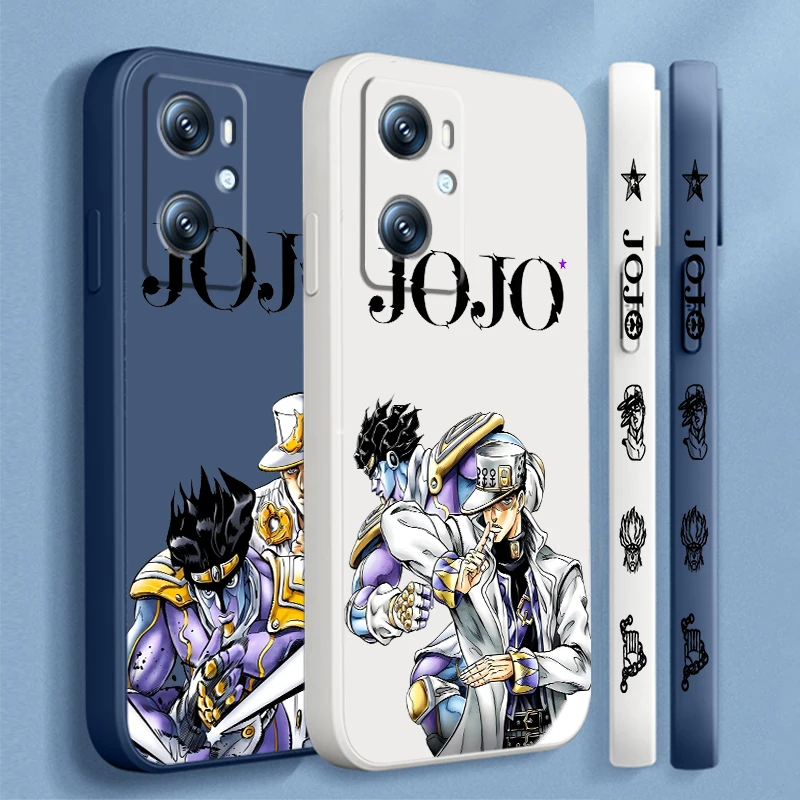 

J-Jotaro K-Kujo Cartoon Liquid Left Rope For OPPO Find Reno 7 6 X6 X5 X3 X2 A98 A96 A15 A53 A74 A72 A5 A16K 5G S 2020 4G TPU