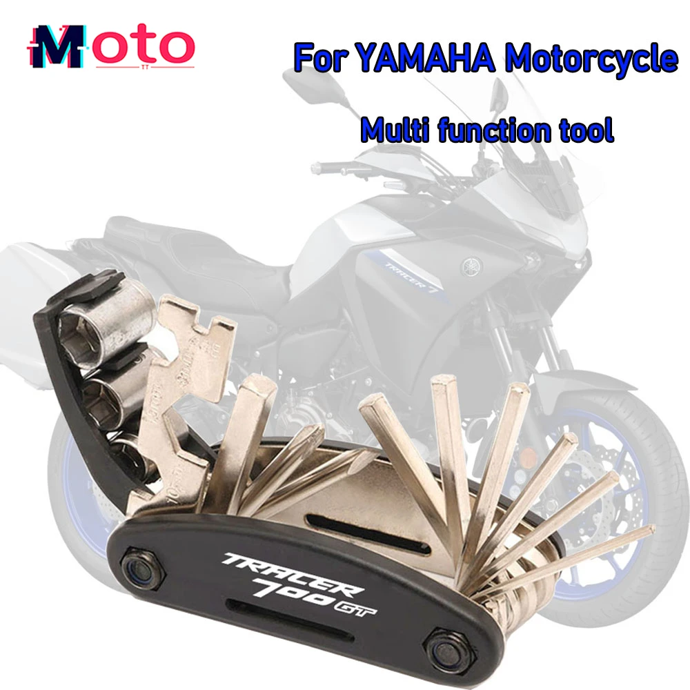 For Yamaha TRACER 7 700 GT Tracer700gt Motorcycle Tool Repair Screwdriver Set & Portable Security Anti-Theft Fixed Helmet Lock