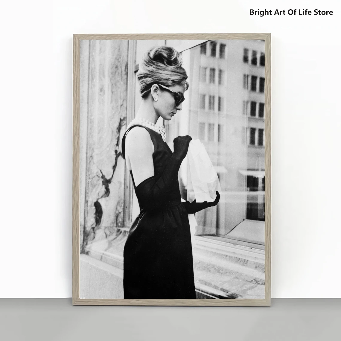 Audrey Hepburn Breakfast At Tiffany's Movie Poster, High Quality Print, Vintage Art Photography, Home Décor Wall Art Fashion