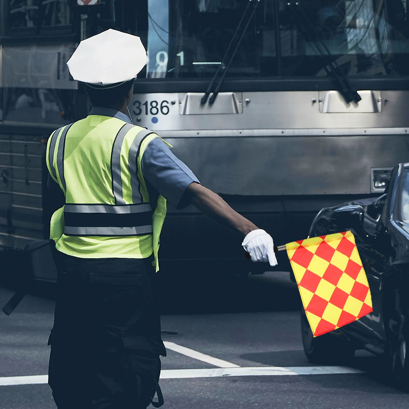 

2 Pcs Flag Lightweight Signal Football The Racing Event Sports Foam Soccer Referee Flags Assistant