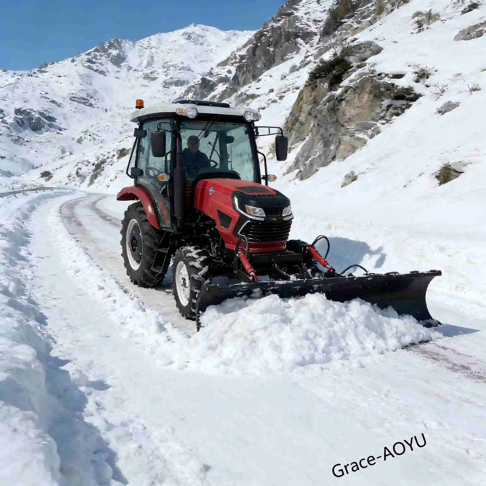 4x4 50-120 hp agricultural tractors for sale, CE certified, and compatible with various agricultural implements.