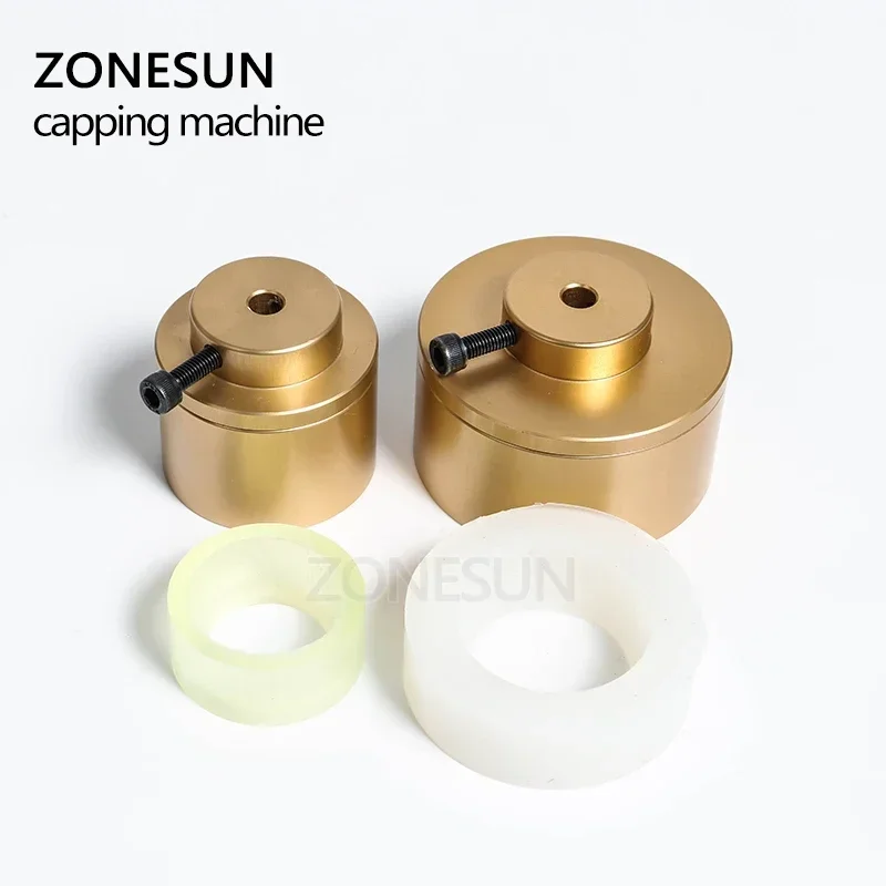 ZONESUN-Máquina tampadora de garrafas elétrica, portátil, manual, com anel de segurança, garrafa de plástico, capper manual, ferramenta tampando