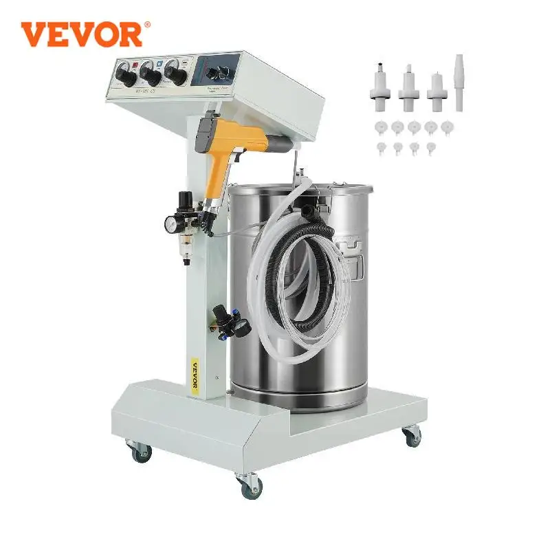 VEVOR 45L Electrostatic Powder Coating Machine 40W 50W WX-101 WX-958 for Spraying Industrial Hardware Auto Parts Sport Equipment