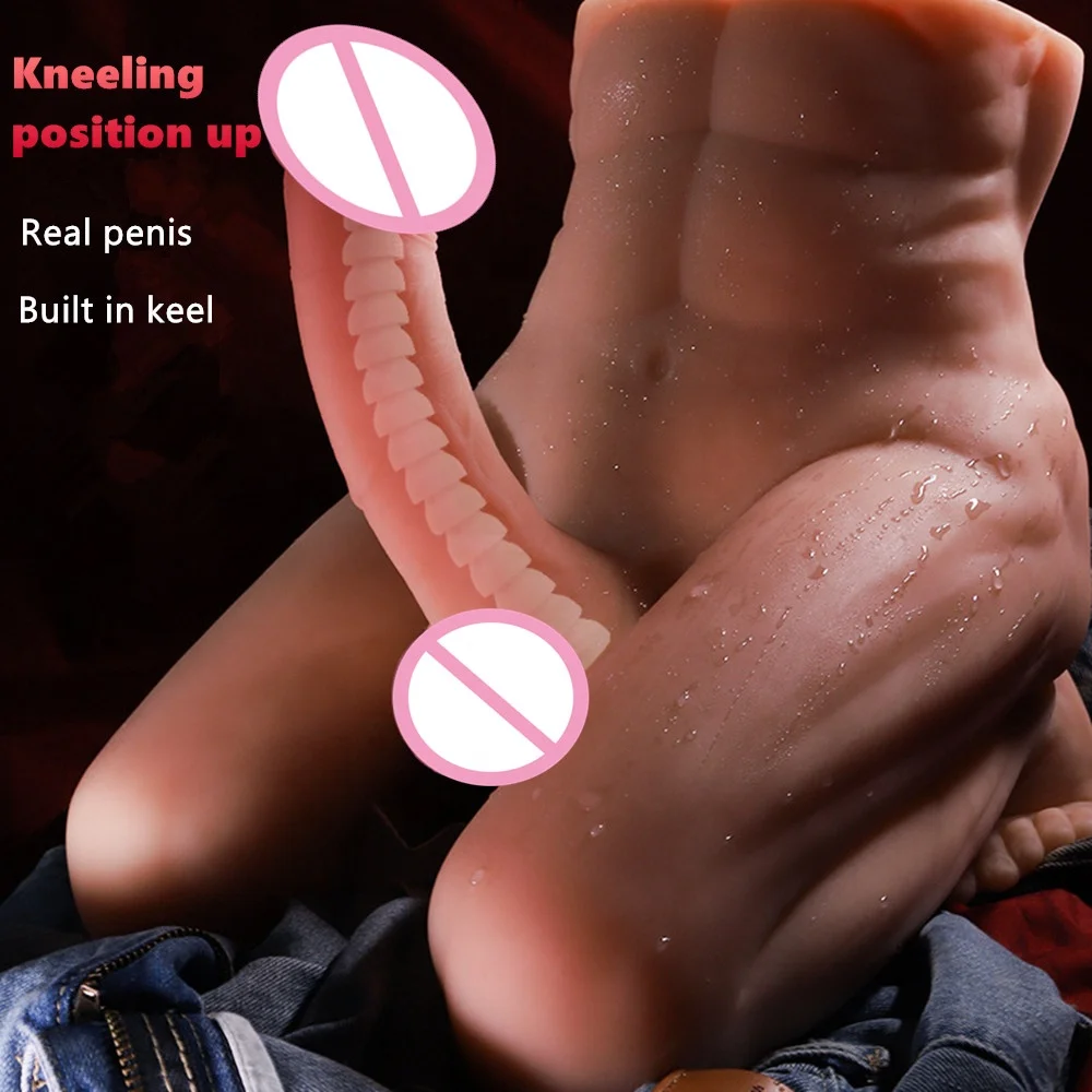 Real Vaginal Half Body Realistic Sex Doll Big Size Vagina Masturbators?for Men Dual Channel Pocket Pussy Butt Adult Supplies Ass