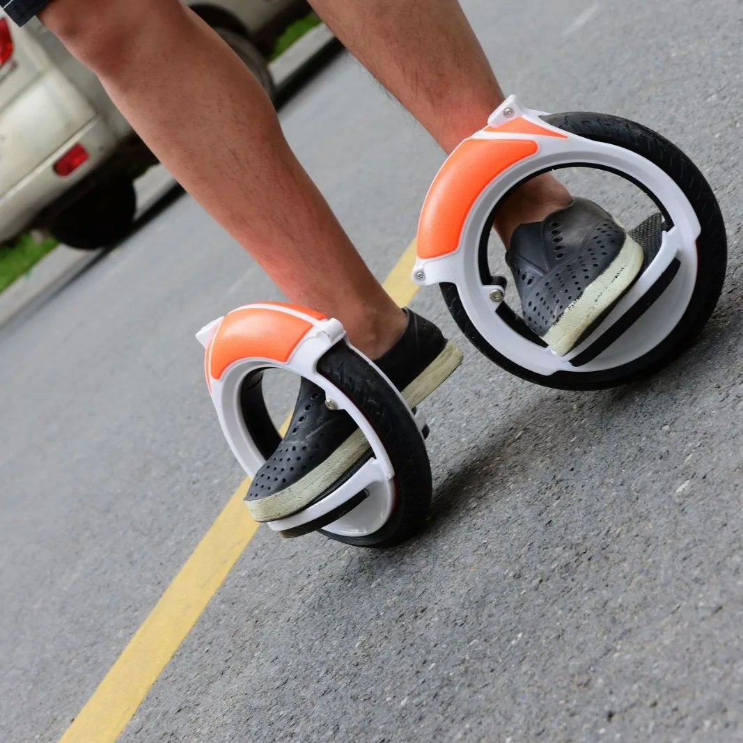 Sidewinding Circular Skates, Two-Wheel Cruiser Scooter, Roller Cycle, Freestyle, Wind Wheel, Manual Propelled Skate Board