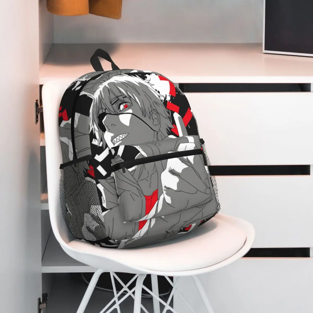 Anime Chainsaw Man Devil Backpack Student BookBag Kids School Bag Laptop Shoulder Bags for Men Women
