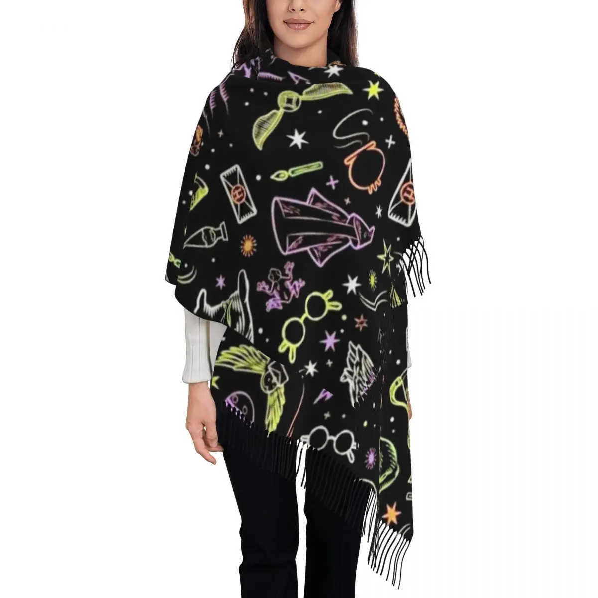 

Custom Print H-Harrys Movie Scarf Men Women Winter Warm Scarves Shawl Wrap