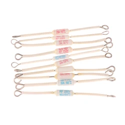 10Pcs RF Rice Cooker Ceramic Thermal Fuse Cutoff 10A 20A 90C/125C/185C/230C