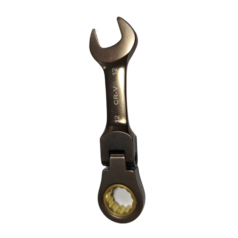 

Ratchet Wrench Flexible Head Double Joint Long Metric Ratcheting Wrench 8-19mm