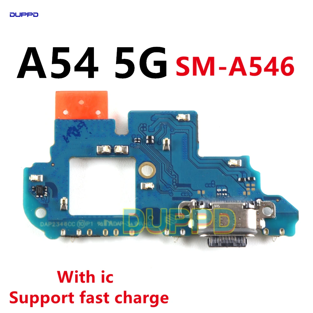 USB Fast Charging Charger Board For Samsung Galaxy A54 5G A546 A546B Main Motherboard Flex Cable