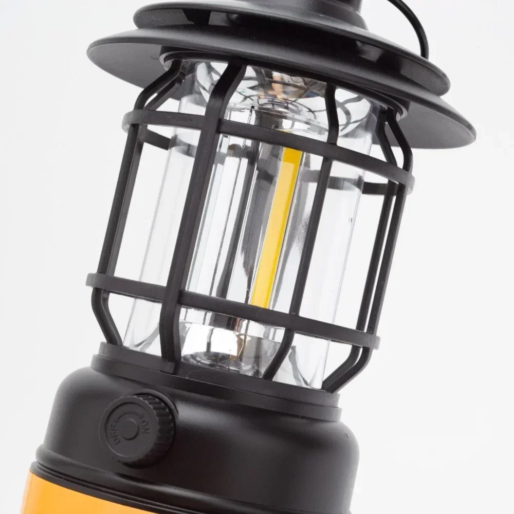 Przenośna latarnia LED światło robocze latarnia kempingowa do Dewalt 18V bateria litowa wisząca lampa do namiotu na zewnątrz (bez baterii)